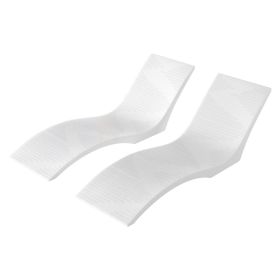 In-Pool Lounge Chairs 2 Pcs Chaise Lounger Inside Pool Sun Shelf Lounger