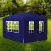 Party Tent Blue Polyethylene 9.8 x 13.1 ft UV-resistant materials