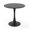 31.5 Inch Round Dining Table with Anti-Slip PP Ring