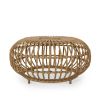 Boho Style Outdoor Wicker Coffee Table