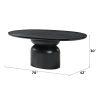 Marioly Ash Black Dining Table