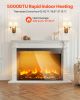 VEVOR Electric Fireplace Insert, 40 inch Recessed and Wall Mounted with Adjustable Flame Color Brightness & 8h Timer & Remote Control