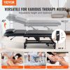 VEVOR Professional Electric Lift Massage Table, 0-45° Adjustable Backrest Medical Table Beauty Bed, Height Adjustable Tattoo Spa Table on Wheels