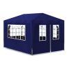 Party Tent Blue Polyethylene 9.8 x 13.1 ft UV-resistant materials