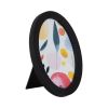 (3 pack)  4x6 Oval Black Decorative Tabletop Picture Frame