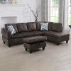 Grey Flannel 3-Piece Living Room Sofa Set