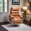 21"seat width,large size Electric Power Lift Recliner Chair Sofa for Elderly, 8 point vibration Massage and lumber heat, Remote Control