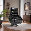 21"seat width,large size Electric Power Lift Recliner Chair Sofa for Elderly, 8 point vibration Massage and lumber heat, Remote Control